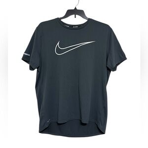 Nike Running Dri-Fit T Shirt Short Sleeve Gray Tee Sweat-Wicking Men’s Size XL